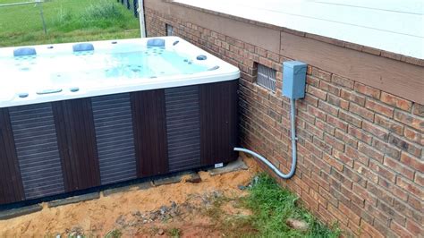 installing electrical for hot tub